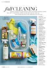 Better Homes & Gardens October 2017 Magazine Article: Fall CLEANING