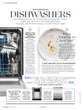 Better Homes & Gardens November 2017 Magazine Article: DISHWASHERS