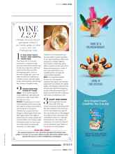 Better Homes & Gardens November 2017 Magazine Article: WINE 1,2,3