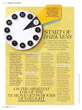 Better Homes & Gardens November 2017 Magazine Article: START OF DARKNESS