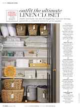 Better Homes & Gardens January 2018 Magazine Article: Outfit the ultimate LINEN CLOSET