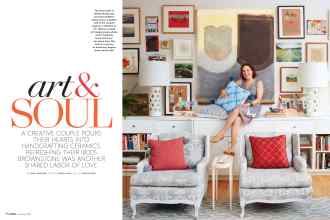 Better Homes & Gardens January 2018 Magazine Article: Art & SOUL