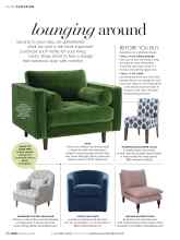 Better Homes & Gardens February 2018 Magazine Article: Lounging around