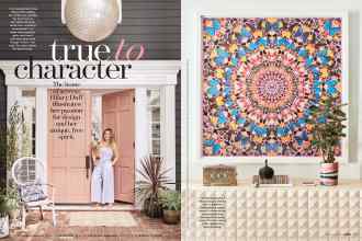 Better Homes & Gardens February 2018 Magazine Article: True to character
