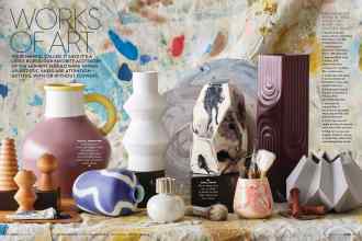 Better Homes & Gardens March 2018 Magazine Article: WORKS OF ART