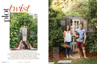 Better Homes & Gardens March 2018 Magazine Article: Plot twist