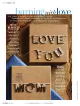 Better Homes & Gardens May 2018 Magazine Article: Burning with love