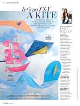 Better Homes & Gardens August 2018 Magazine Article: Let's go FLY A KITE
