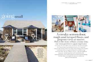 Better Homes & Gardens August 2018 Magazine Article: Going small