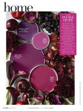 Better Homes & Gardens October 2018 Magazine Article: PLUM & GRAPE