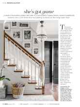 Better Homes & Gardens October 2018 Magazine Article: She's got game