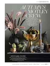 Better Homes & Gardens October 2018 Magazine Article: AUTUMN'S MOTLEY CREW