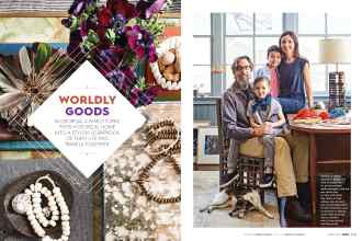 Better Homes & Gardens October 2018 Magazine Article: WORLDLY GOODS