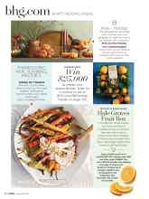 Better Homes & Gardens November 2018 Magazine Article: Hale Groves Fruit Box