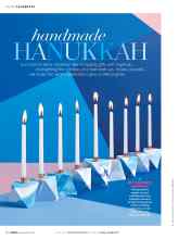 Better Homes & Gardens December 2018 Magazine Article: Handmade HANUKKAH