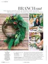 Better Homes & Gardens December 2018 Magazine Article: BRANCH out