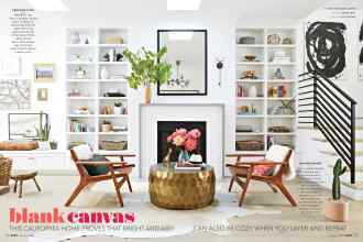 Better Homes & Gardens January 2019 Magazine Article: Blank canvas