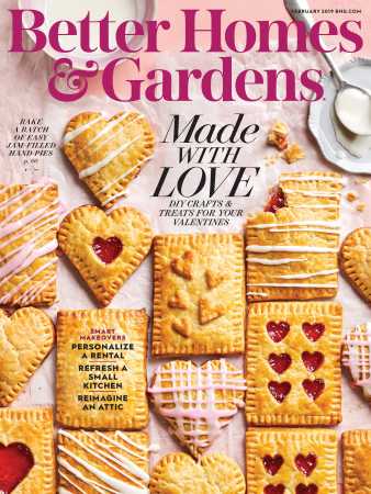Better Homes & Gardens February 2019 Magazine Cover