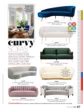 Better Homes & Gardens March 2019 Magazine Article: Curvy SOFAS