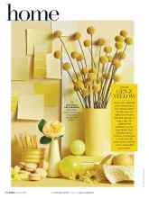 Better Homes & Gardens March 2019 Magazine Article: GENZ YELLOW