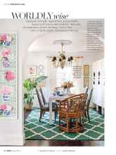 Better Homes & Gardens April 2019 Magazine Article: WORLDLY wise