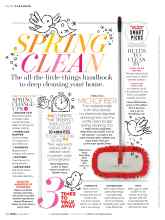 Better Homes & Gardens April 2019 Magazine Article: SPRING CLEAN