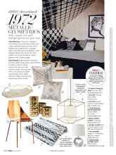 Better Homes & Gardens April 2019 Magazine Article: 1972 METALLIC GEOMETRICS