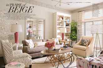 Better Homes & Gardens April 2019 Magazine Article: In PRAISE of BEIGE