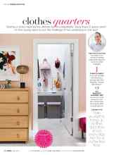 Better Homes & Gardens May 2019 Magazine Article: Clothes quarters