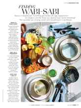 Better Homes & Gardens June 2019 Magazine Article: FINDING WABI-SABI
