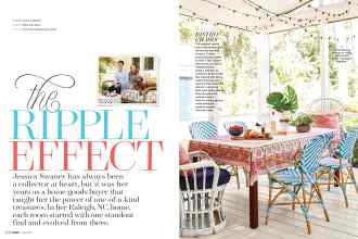 Better Homes & Gardens June 2019 Magazine Article: The RIPPLE EFFECT