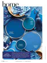 Better Homes & Gardens July 2019 Magazine Article: GREEK-ISLE BLUE