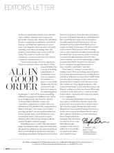 Better Homes & Gardens September 2019 Magazine Article: ALL IN GOOD ORDER