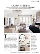 Better Homes & Gardens September 2019 Magazine Article: Artist in residence