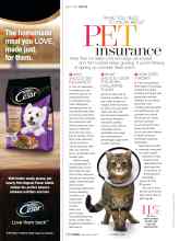 Better Homes & Gardens September 2019 Magazine Article: WHAT YOU NEED TO KNOW ABOUT PET insurance