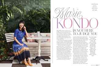 Better Homes & Gardens September 2019 Magazine Article: Marie KONDO IS NOT HERE TO JUDGE YOU