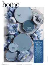Better Homes & Gardens October 2019 Magazine Article: MINERAL HUES