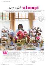 Better Homes & Gardens October 2019 Magazine Article: Tea with whoopi