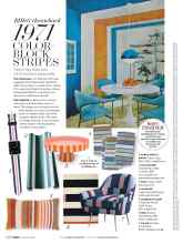 Better Homes & Gardens October 2019 Magazine Article: 1971 COLOR-BLOCK STRIPES