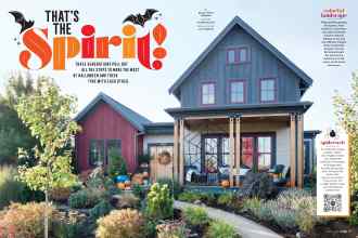 Better Homes & Gardens October 2019 Magazine Article: THAT'S THE Spirit!