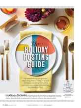 Better Homes & Gardens November 2019 Magazine Article: The HOLIDAY HOSTING GUIDE