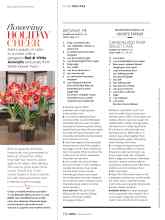 Better Homes & Gardens November 2019 Magazine Article: Flowering HOLIDAY CHEER