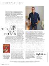 Better Homes & Gardens December 2019 Magazine Article: THE THOUGHT THAT COUNTS