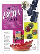 Better Homes & Gardens December 2019 Magazine Article: PUT A BOW ON IT