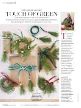 Better Homes & Gardens December 2019 Magazine Article: TOUCH OF GREEN