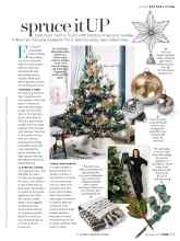 Better Homes & Gardens December 2019 Magazine Article: Spruce it UP