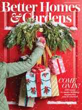 Better Homes & Gardens December 2019 Magazine Cover