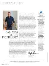 Better Homes & Gardens January 2020 Magazine Article: WHAT'S YOUR PROBLEM?