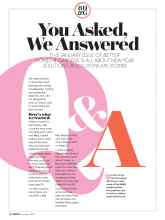 Better Homes & Gardens January 2020 Magazine Article: You Asked, We Answered