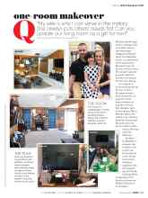 Better Homes & Gardens January 2020 Magazine Article: one-room makeover